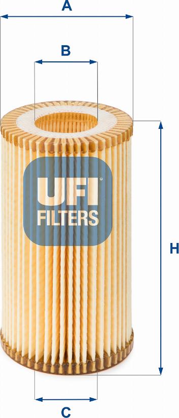 UFI 25.159.00 - Eļļas filtrs ps1.lv
