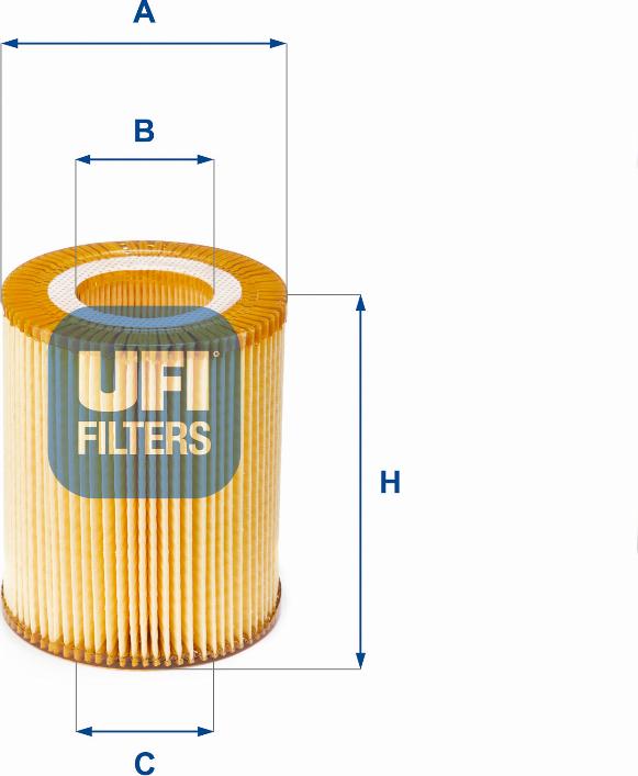 UFI 25.152.00 - Eļļas filtrs ps1.lv