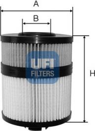 UFI 25.108.00 - Eļļas filtrs ps1.lv