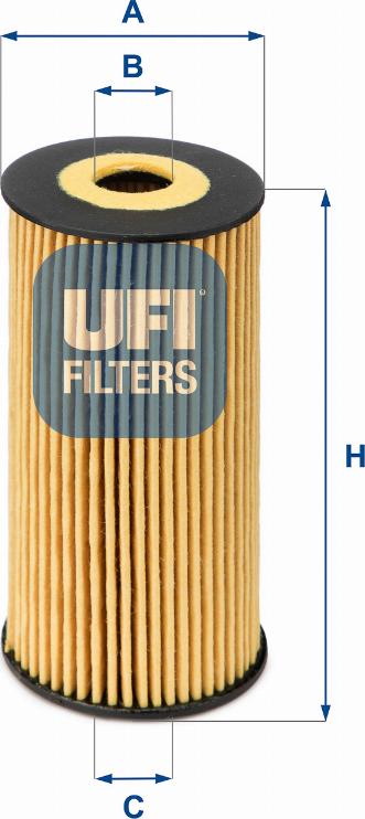 UFI 25.170.00 - Eļļas filtrs ps1.lv