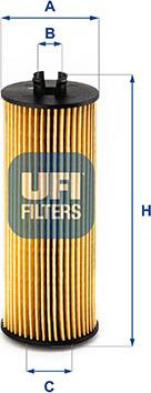 UFI 25.248.00 - Eļļas filtrs ps1.lv