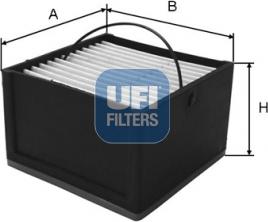 UFI 26.064.00 - Degvielas filtrs ps1.lv