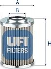 UFI 22.034.00 - Hidrofiltrs, Automātiskā pārnesumkārba ps1.lv