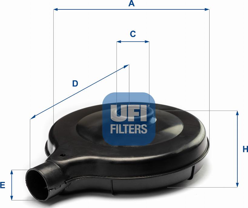 UFI 27.110.00 - Gaisa filtrs ps1.lv