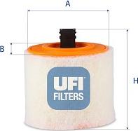 UFI 27.F37.00 - Gaisa filtrs ps1.lv