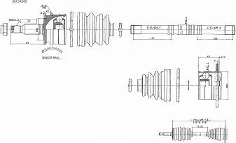 URW 10-06269 - Piedziņas vārpsta ps1.lv