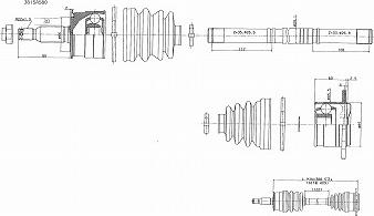 URW 10-06271 - Piedziņas vārpsta ps1.lv