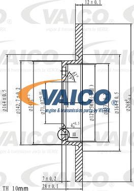 VAICO V22-40015 - Bremžu diski ps1.lv