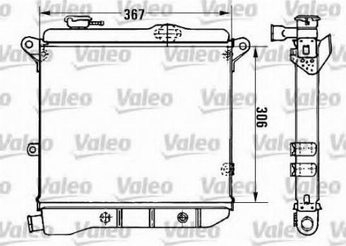 Valeo 961809 - Radiators, Motora dzesēšanas sistēma ps1.lv