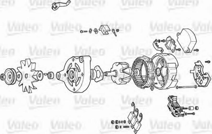 Valeo 9AR5092K02 - Rotors, Ģenerators ps1.lv