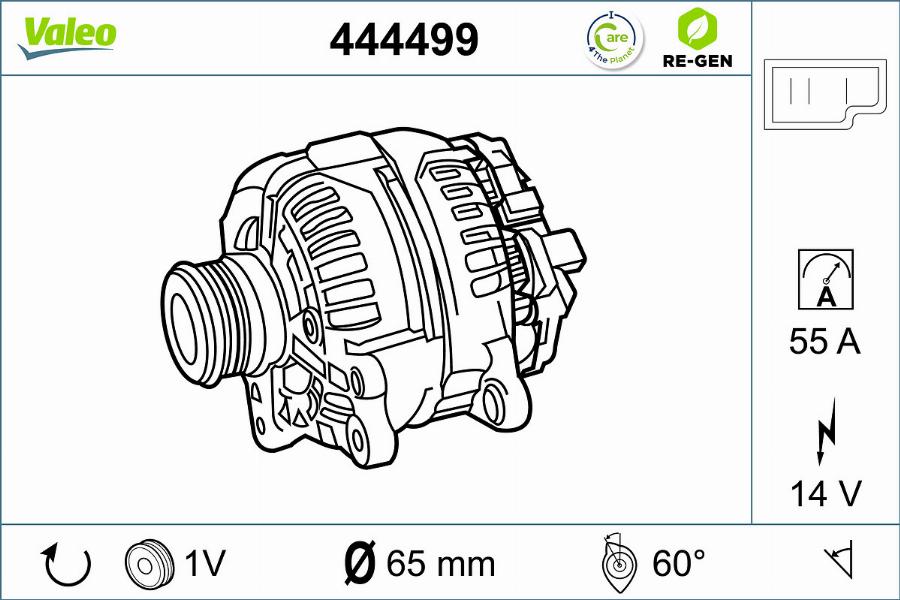 Valeo 444499 - Ģenerators ps1.lv