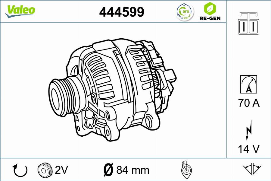 Valeo 444599 - Ģenerators ps1.lv