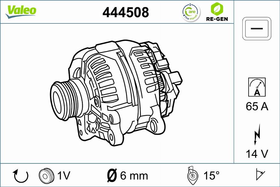 Valeo 444508 - Ģenerators ps1.lv