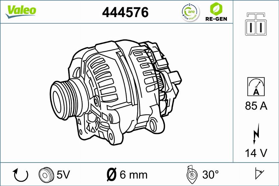 Valeo 444576 - Ģenerators ps1.lv