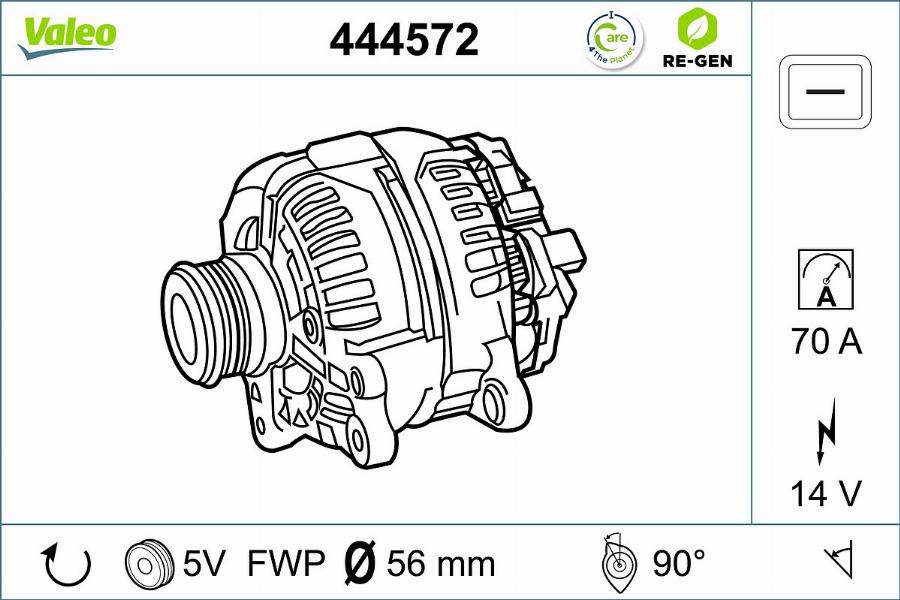 Valeo 444572 - Ģenerators ps1.lv