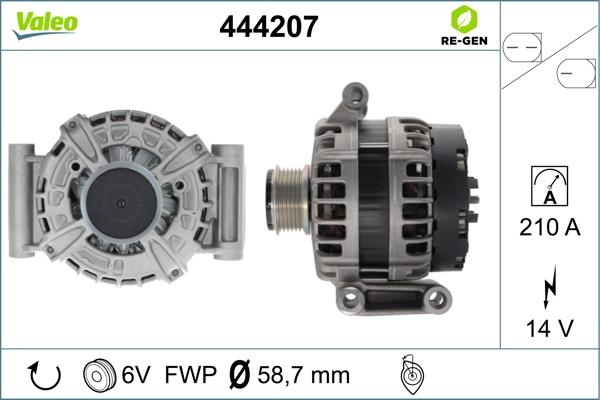 Valeo 444207 - Ģenerators ps1.lv