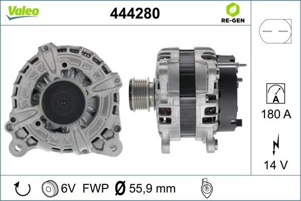 Valeo 444280 - Ģenerators ps1.lv