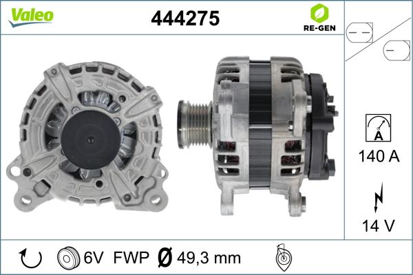 Valeo 444275 - Ģenerators ps1.lv