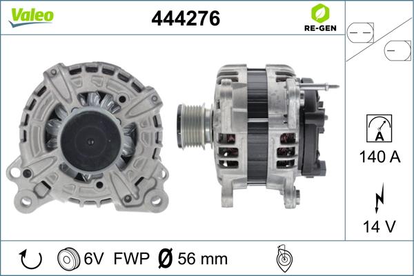 Valeo 444276 - Ģenerators ps1.lv