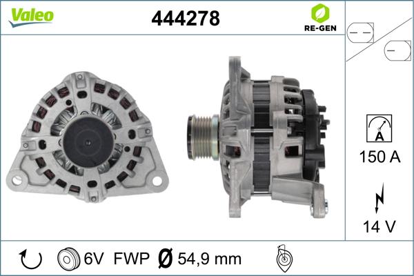 Valeo 444278 - Ģenerators ps1.lv