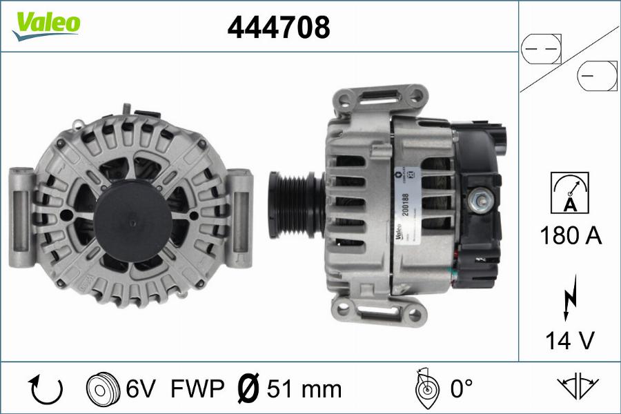 Valeo 444708 - Ģenerators ps1.lv