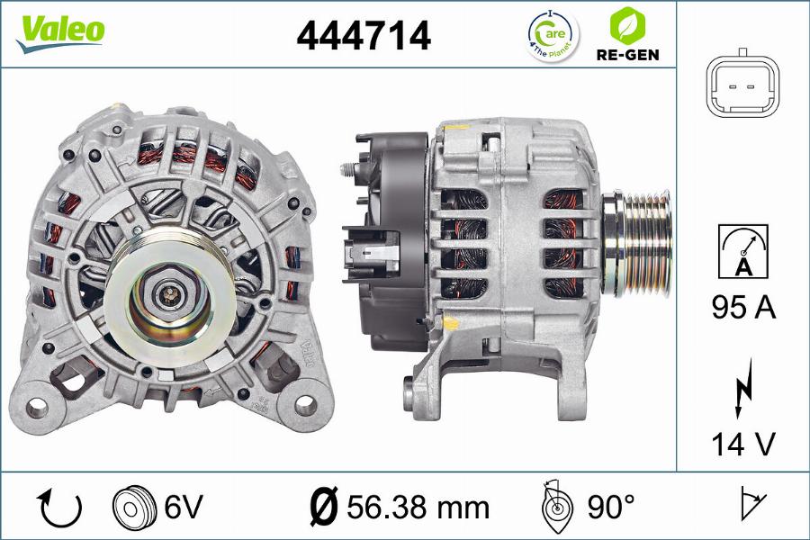 Valeo 444714 - Ģenerators ps1.lv