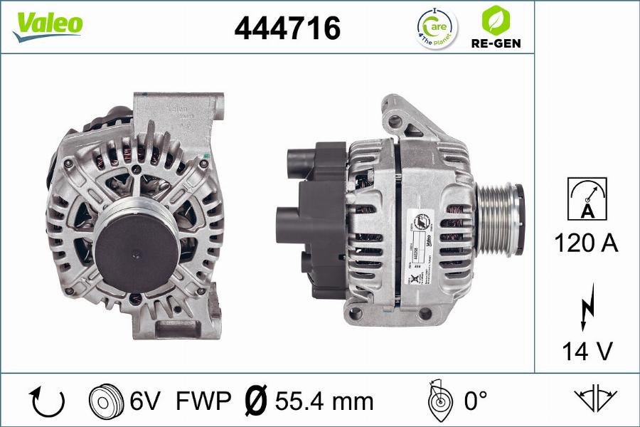 Valeo 444716 - Ģenerators ps1.lv