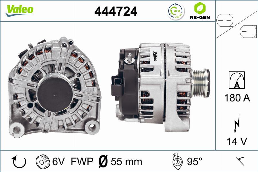 Valeo 444724 - Ģenerators ps1.lv