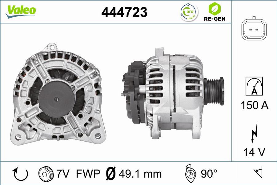 Valeo 444723 - Ģenerators ps1.lv