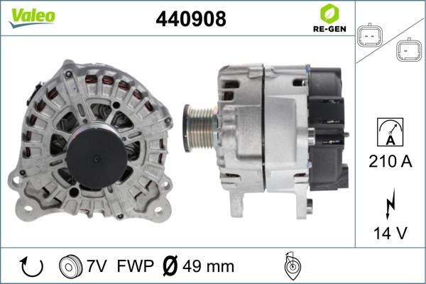 Valeo 440908 - Ģenerators ps1.lv