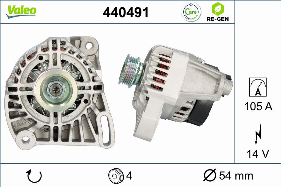 Valeo 440491 - Ģenerators ps1.lv