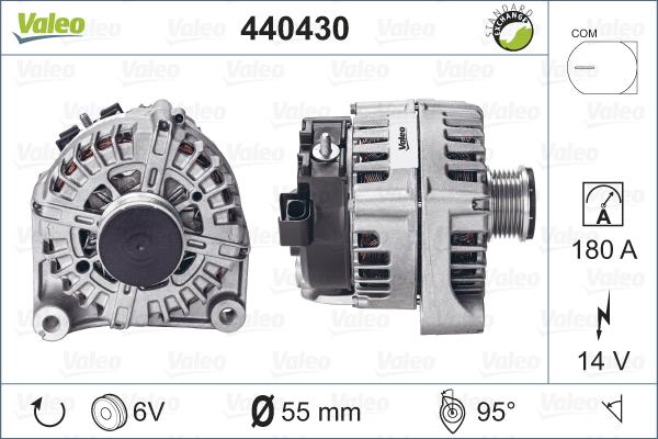Valeo 440430 - Ģenerators ps1.lv