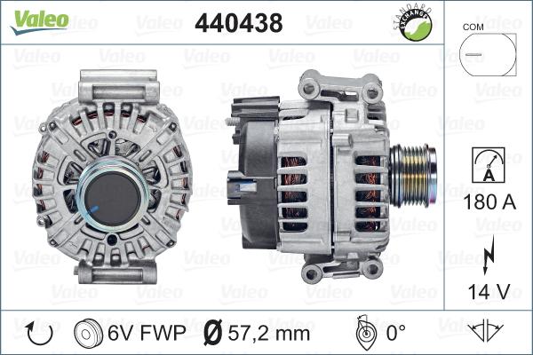 Valeo 440438 - Ģenerators ps1.lv