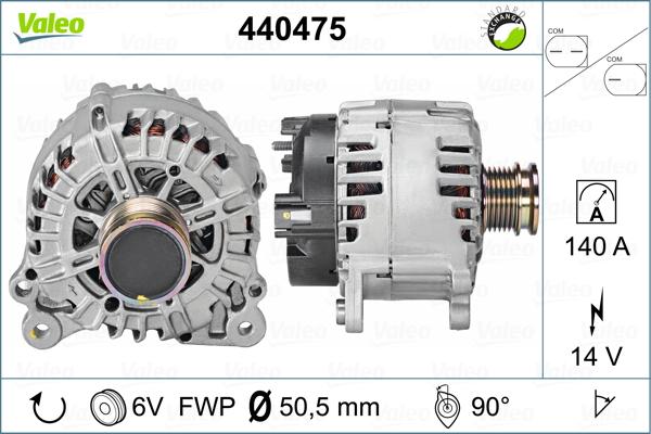 Valeo 440475 - Ģenerators ps1.lv