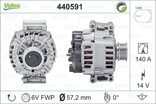 Valeo 440591 - Ģenerators ps1.lv