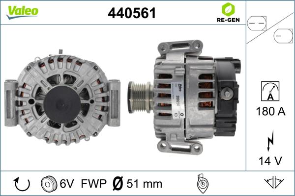 Valeo 440561 - Ģenerators ps1.lv