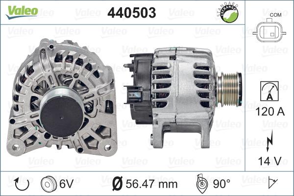 Valeo 440503 - Ģenerators ps1.lv