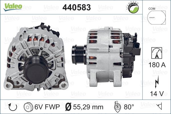 Valeo 440583 - Ģenerators ps1.lv