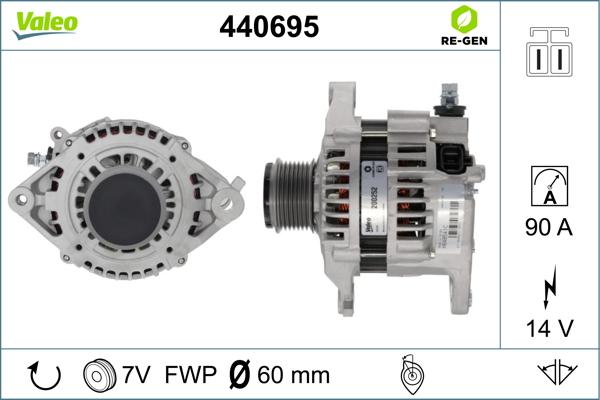 Valeo 440695 - Ģenerators ps1.lv