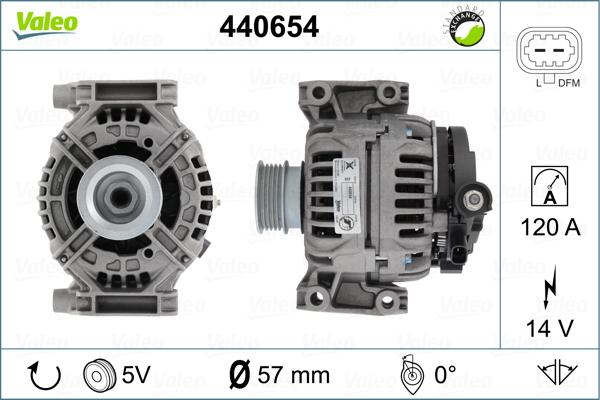 Valeo 440654 - Ģenerators ps1.lv