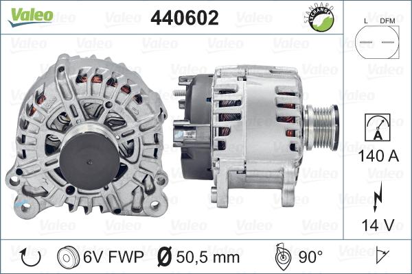 Valeo 440602 - Ģenerators ps1.lv