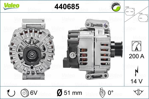 Valeo 440685 - Ģenerators ps1.lv
