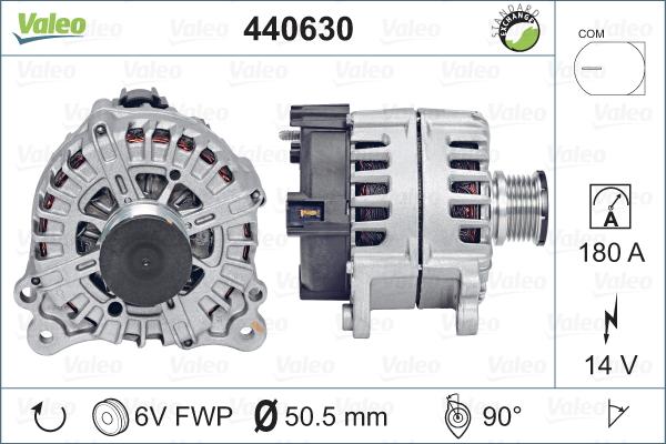 Valeo 440630 - Ģenerators ps1.lv