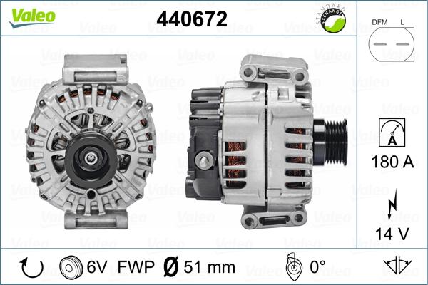 Valeo 440672 - Ģenerators ps1.lv