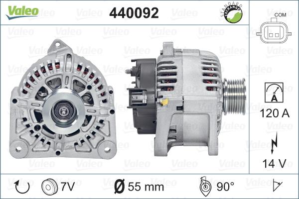 Valeo 440092 - Ģenerators ps1.lv