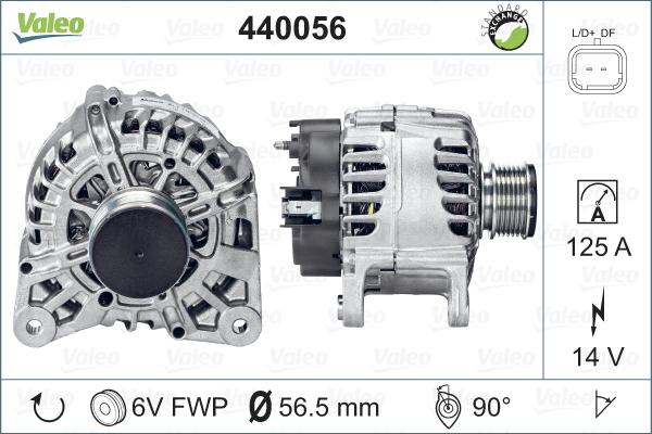 Valeo 440056 - Ģenerators ps1.lv