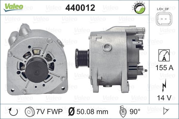 Valeo 440012 - Ģenerators ps1.lv