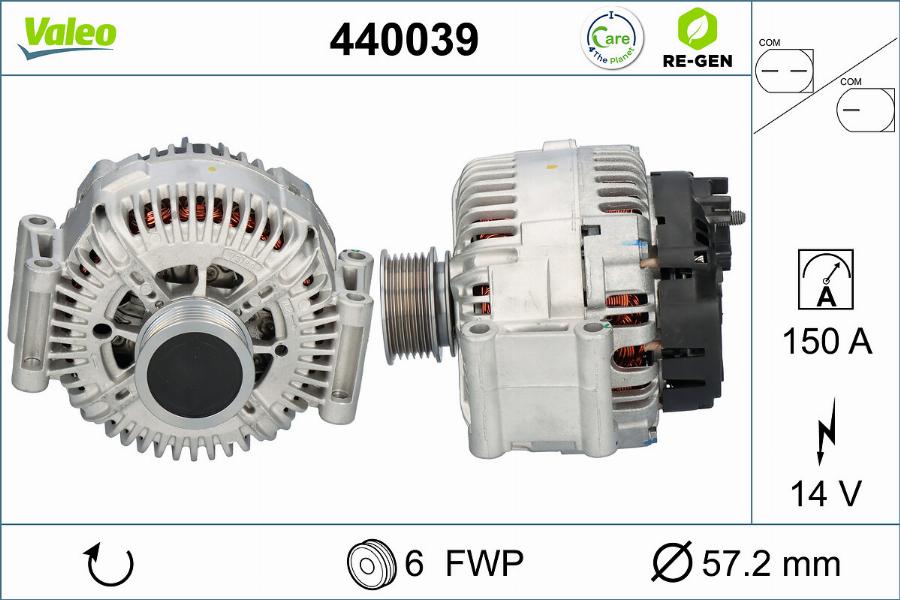 Valeo 440039 - Ģenerators ps1.lv