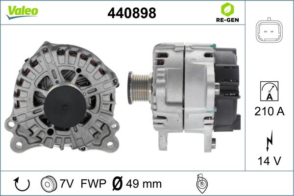 Valeo 440898 - Ģenerators ps1.lv