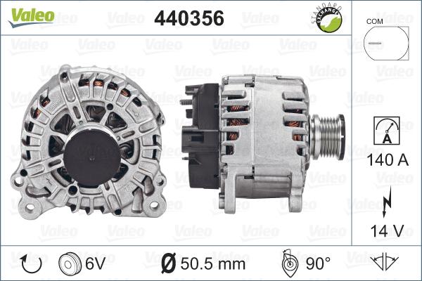 Valeo 440356 - Ģenerators ps1.lv